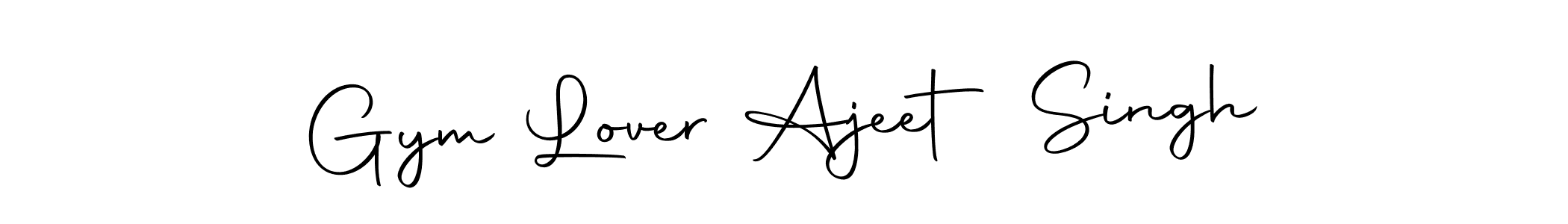 How to make Gym Lover Ajeet Singh signature? Autography-DOLnW is a professional autograph style. Create handwritten signature for Gym Lover Ajeet Singh name. Gym Lover Ajeet Singh signature style 10 images and pictures png