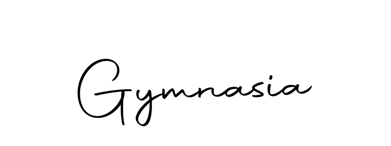 How to make Gymnasia name signature. Use Autography-DOLnW style for creating short signs online. This is the latest handwritten sign. Gymnasia signature style 10 images and pictures png