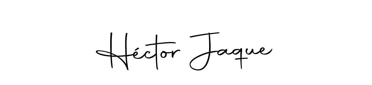 You should practise on your own different ways (Autography-DOLnW) to write your name (Héctor Jaque) in signature. don't let someone else do it for you. Héctor Jaque signature style 10 images and pictures png