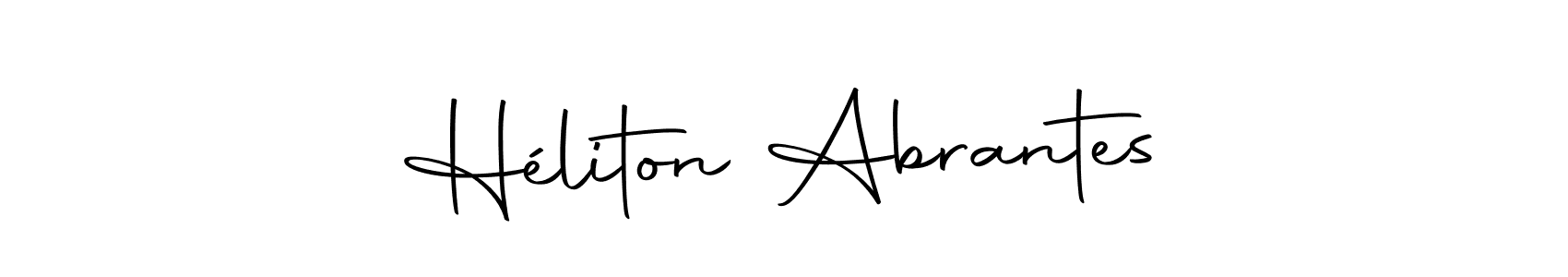 Use a signature maker to create a handwritten signature online. With this signature software, you can design (Autography-DOLnW) your own signature for name Héliton Abrantes. Héliton Abrantes signature style 10 images and pictures png