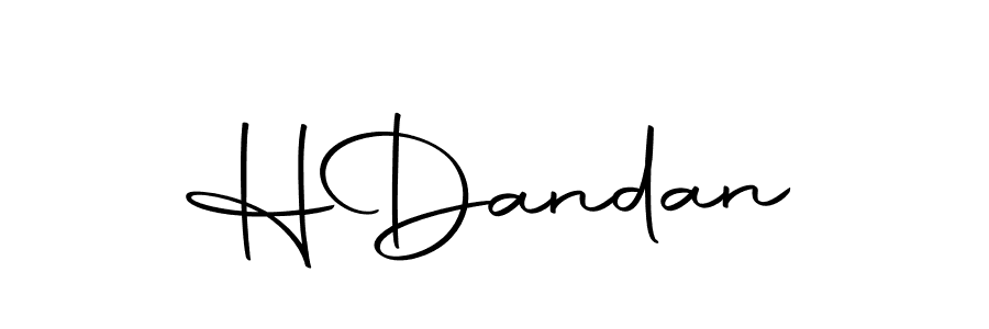 H  Dandan stylish signature style. Best Handwritten Sign (Autography-DOLnW) for my name. Handwritten Signature Collection Ideas for my name H  Dandan. H  Dandan signature style 10 images and pictures png