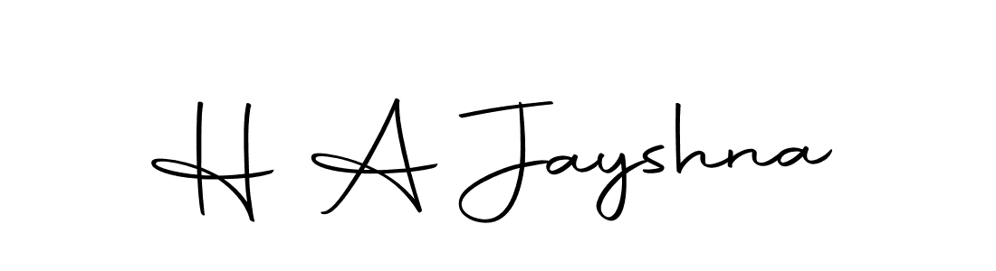 You can use this online signature creator to create a handwritten signature for the name H A Jayshna. This is the best online autograph maker. H A Jayshna signature style 10 images and pictures png