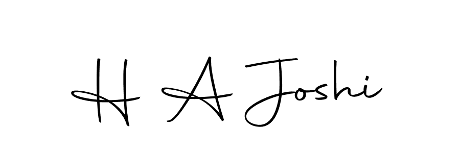 You can use this online signature creator to create a handwritten signature for the name H A Joshi. This is the best online autograph maker. H A Joshi signature style 10 images and pictures png