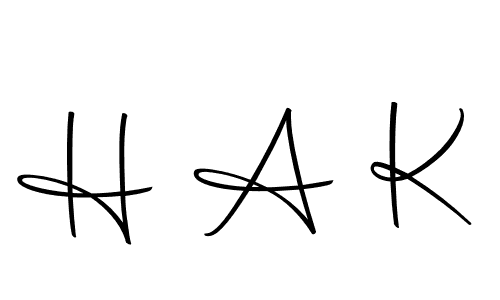 You should practise on your own different ways (Autography-DOLnW) to write your name (H A K) in signature. don't let someone else do it for you. H A K signature style 10 images and pictures png