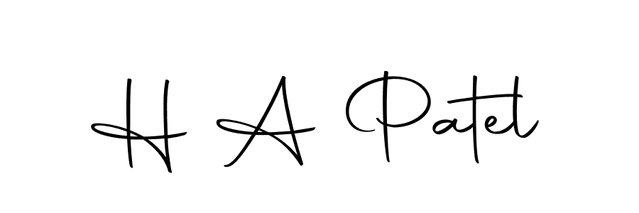 Make a beautiful signature design for name H A Patel. Use this online signature maker to create a handwritten signature for free. H A Patel signature style 10 images and pictures png