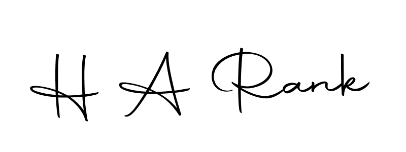 Use a signature maker to create a handwritten signature online. With this signature software, you can design (Autography-DOLnW) your own signature for name H A Rank. H A Rank signature style 10 images and pictures png