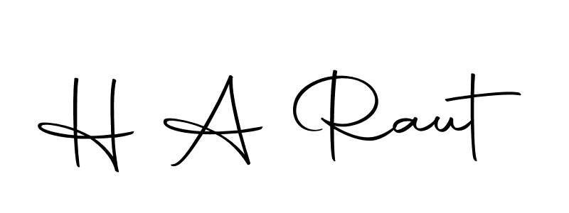 Here are the top 10 professional signature styles for the name H A Raut. These are the best autograph styles you can use for your name. H A Raut signature style 10 images and pictures png