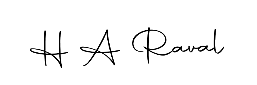 Also we have H A Raval name is the best signature style. Create professional handwritten signature collection using Autography-DOLnW autograph style. H A Raval signature style 10 images and pictures png