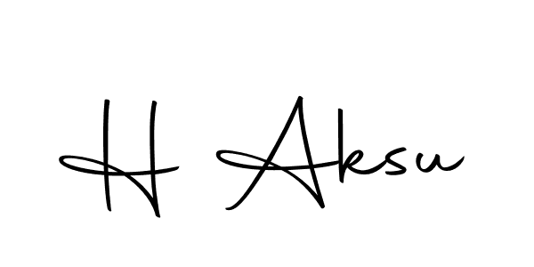 Once you've used our free online signature maker to create your best signature Autography-DOLnW style, it's time to enjoy all of the benefits that H Aksu name signing documents. H Aksu signature style 10 images and pictures png