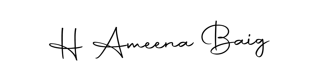 Also You can easily find your signature by using the search form. We will create H Ameena Baig name handwritten signature images for you free of cost using Autography-DOLnW sign style. H Ameena Baig signature style 10 images and pictures png