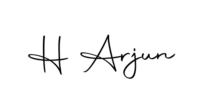 The best way (Autography-DOLnW) to make a short signature is to pick only two or three words in your name. The name H Arjun include a total of six letters. For converting this name. H Arjun signature style 10 images and pictures png