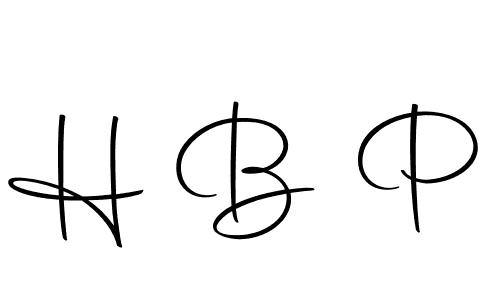 The best way (Autography-DOLnW) to make a short signature is to pick only two or three words in your name. The name H B P include a total of six letters. For converting this name. H B P signature style 10 images and pictures png