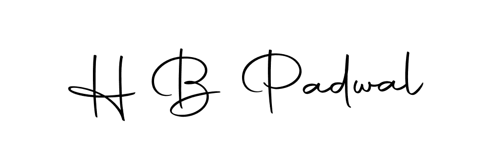 The best way (Autography-DOLnW) to make a short signature is to pick only two or three words in your name. The name H B Padwal include a total of six letters. For converting this name. H B Padwal signature style 10 images and pictures png