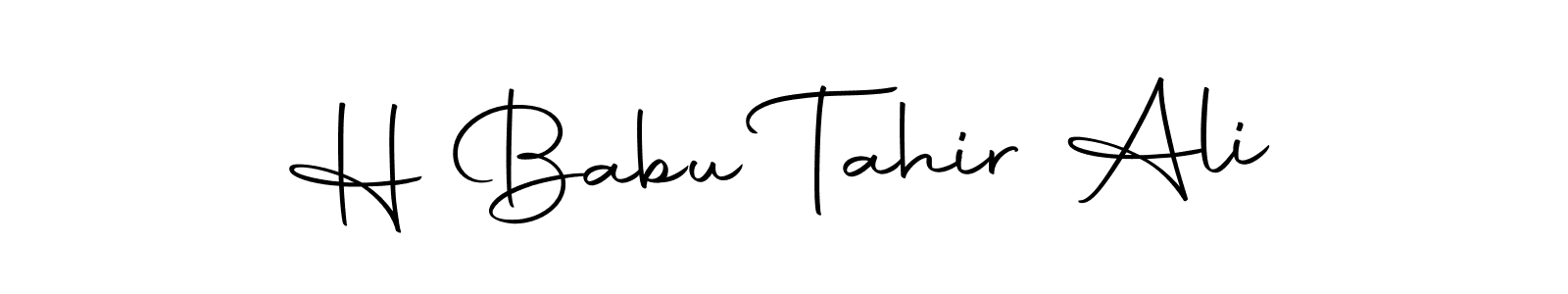 This is the best signature style for the H Babu Tahir Ali name. Also you like these signature font (Autography-DOLnW). Mix name signature. H Babu Tahir Ali signature style 10 images and pictures png