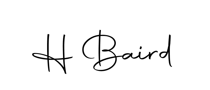 You should practise on your own different ways (Autography-DOLnW) to write your name (H Baird) in signature. don't let someone else do it for you. H Baird signature style 10 images and pictures png