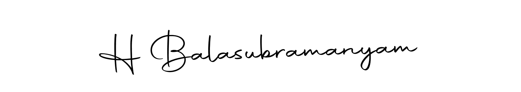 How to make H Balasubramanyam signature? Autography-DOLnW is a professional autograph style. Create handwritten signature for H Balasubramanyam name. H Balasubramanyam signature style 10 images and pictures png