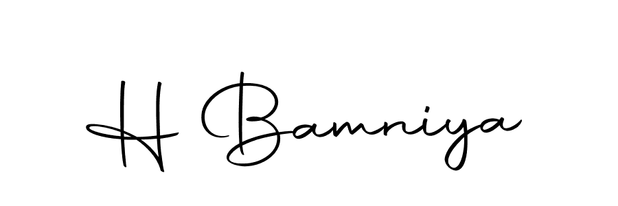 This is the best signature style for the H Bamniya name. Also you like these signature font (Autography-DOLnW). Mix name signature. H Bamniya signature style 10 images and pictures png