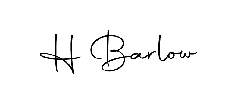 How to make H Barlow signature? Autography-DOLnW is a professional autograph style. Create handwritten signature for H Barlow name. H Barlow signature style 10 images and pictures png