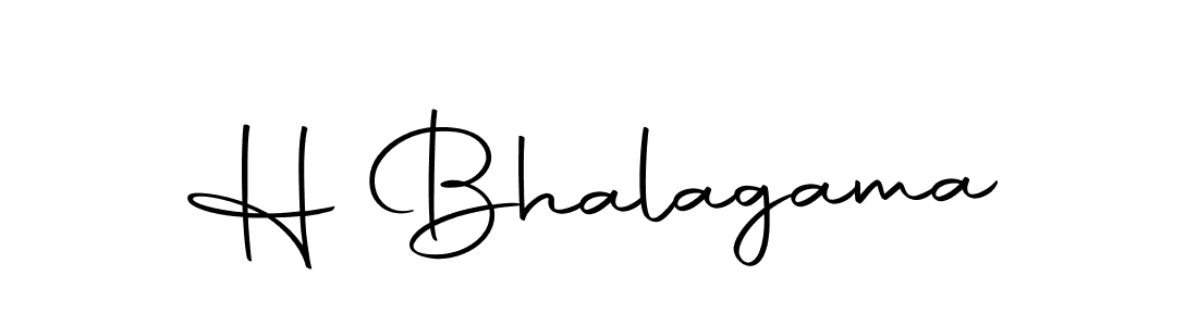 You should practise on your own different ways (Autography-DOLnW) to write your name (H Bhalagama) in signature. don't let someone else do it for you. H Bhalagama signature style 10 images and pictures png
