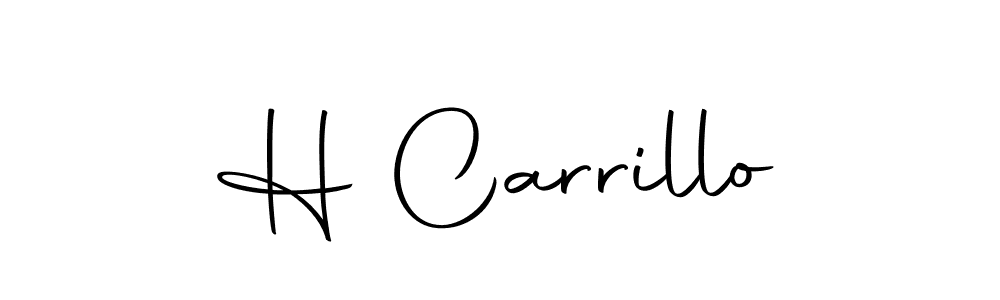Design your own signature with our free online signature maker. With this signature software, you can create a handwritten (Autography-DOLnW) signature for name H Carrillo. H Carrillo signature style 10 images and pictures png