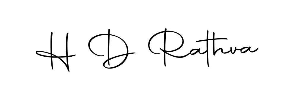 You should practise on your own different ways (Autography-DOLnW) to write your name (H D Rathva) in signature. don't let someone else do it for you. H D Rathva signature style 10 images and pictures png