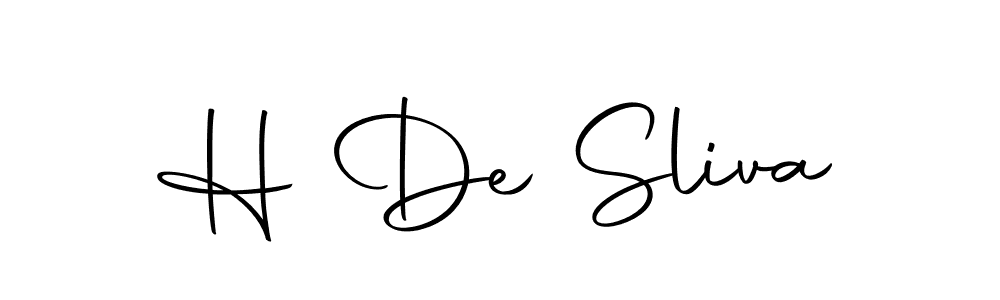 Autography-DOLnW is a professional signature style that is perfect for those who want to add a touch of class to their signature. It is also a great choice for those who want to make their signature more unique. Get H De Sliva name to fancy signature for free. H De Sliva signature style 10 images and pictures png