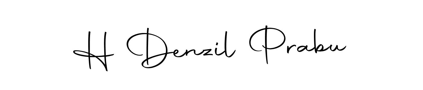 How to make H Denzil Prabu signature? Autography-DOLnW is a professional autograph style. Create handwritten signature for H Denzil Prabu name. H Denzil Prabu signature style 10 images and pictures png