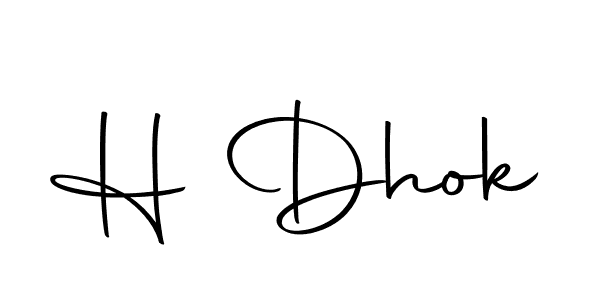 It looks lik you need a new signature style for name H Dhok. Design unique handwritten (Autography-DOLnW) signature with our free signature maker in just a few clicks. H Dhok signature style 10 images and pictures png