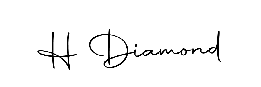 You should practise on your own different ways (Autography-DOLnW) to write your name (H Diamond) in signature. don't let someone else do it for you. H Diamond signature style 10 images and pictures png