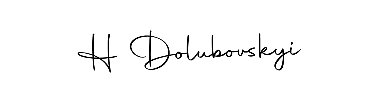 Similarly Autography-DOLnW is the best handwritten signature design. Signature creator online .You can use it as an online autograph creator for name H Dolubovskyi. H Dolubovskyi signature style 10 images and pictures png