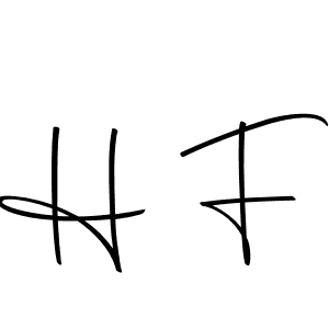 The best way (Autography-DOLnW) to make a short signature is to pick only two or three words in your name. The name H F include a total of six letters. For converting this name. H F signature style 10 images and pictures png