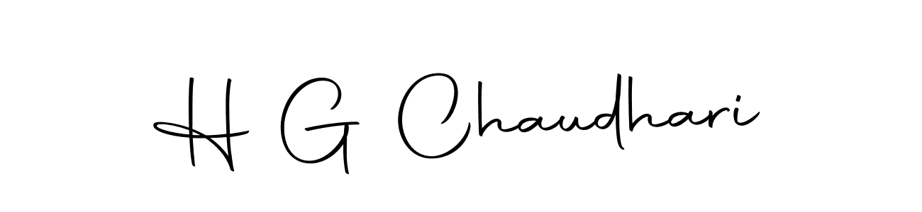 Make a beautiful signature design for name H G Chaudhari. With this signature (Autography-DOLnW) style, you can create a handwritten signature for free. H G Chaudhari signature style 10 images and pictures png