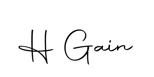How to make H Gain name signature. Use Autography-DOLnW style for creating short signs online. This is the latest handwritten sign. H Gain signature style 10 images and pictures png
