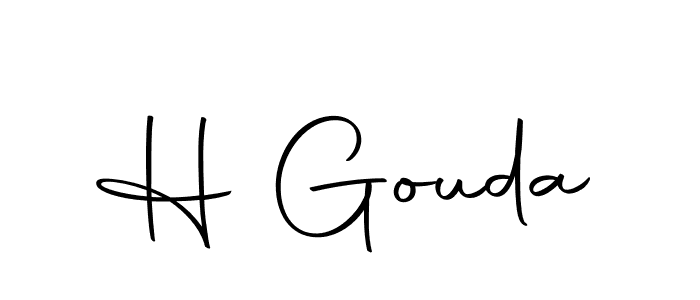 This is the best signature style for the H Gouda name. Also you like these signature font (Autography-DOLnW). Mix name signature. H Gouda signature style 10 images and pictures png