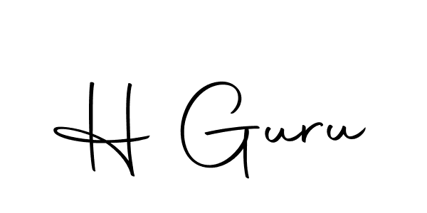 This is the best signature style for the H Guru name. Also you like these signature font (Autography-DOLnW). Mix name signature. H Guru signature style 10 images and pictures png