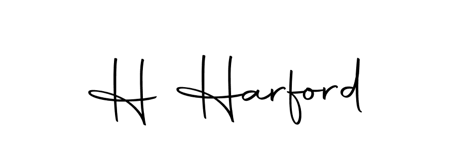 How to make H Harford name signature. Use Autography-DOLnW style for creating short signs online. This is the latest handwritten sign. H Harford signature style 10 images and pictures png