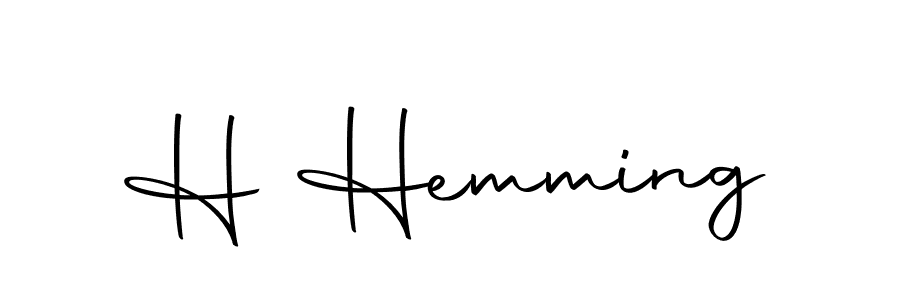 You can use this online signature creator to create a handwritten signature for the name H Hemming. This is the best online autograph maker. H Hemming signature style 10 images and pictures png