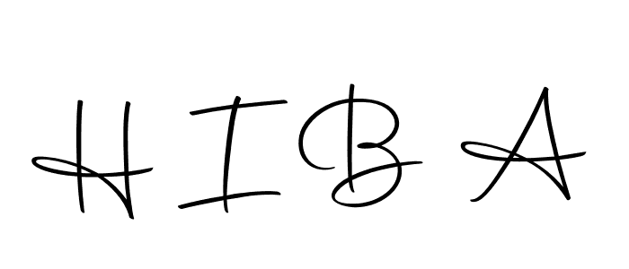 Make a beautiful signature design for name H I B A. With this signature (Autography-DOLnW) style, you can create a handwritten signature for free. H I B A signature style 10 images and pictures png
