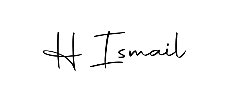 The best way (Autography-DOLnW) to make a short signature is to pick only two or three words in your name. The name H Ismail include a total of six letters. For converting this name. H Ismail signature style 10 images and pictures png