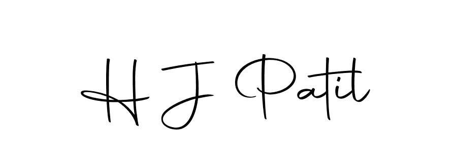 You should practise on your own different ways (Autography-DOLnW) to write your name (H J Patil) in signature. don't let someone else do it for you. H J Patil signature style 10 images and pictures png