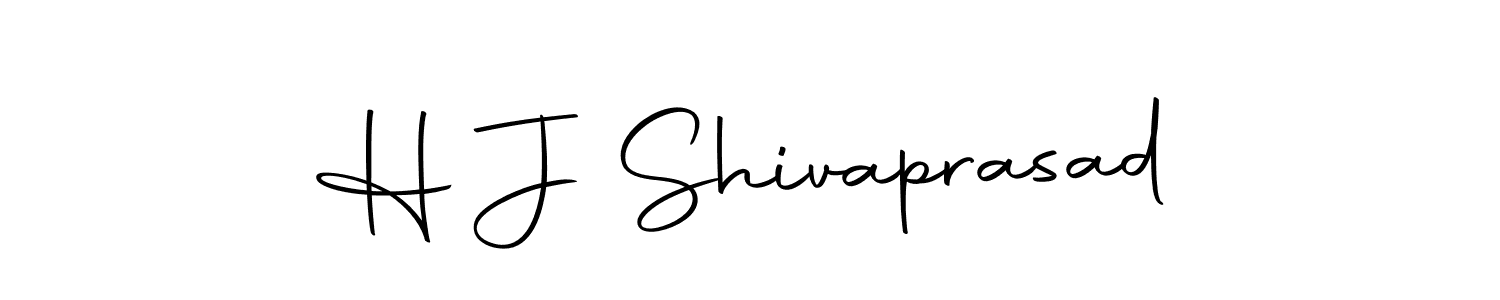 Also we have H J Shivaprasad name is the best signature style. Create professional handwritten signature collection using Autography-DOLnW autograph style. H J Shivaprasad signature style 10 images and pictures png