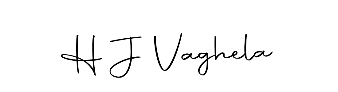 Also we have H J Vaghela name is the best signature style. Create professional handwritten signature collection using Autography-DOLnW autograph style. H J Vaghela signature style 10 images and pictures png