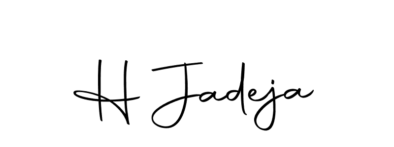 This is the best signature style for the H Jadeja name. Also you like these signature font (Autography-DOLnW). Mix name signature. H Jadeja signature style 10 images and pictures png