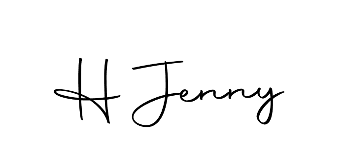 You should practise on your own different ways (Autography-DOLnW) to write your name (H Jenny) in signature. don't let someone else do it for you. H Jenny signature style 10 images and pictures png