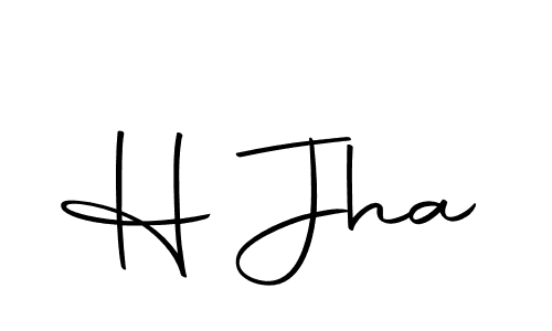 if you are searching for the best signature style for your name H Jha. so please give up your signature search. here we have designed multiple signature styles  using Autography-DOLnW. H Jha signature style 10 images and pictures png