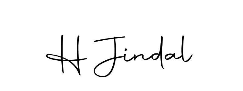 How to make H Jindal name signature. Use Autography-DOLnW style for creating short signs online. This is the latest handwritten sign. H Jindal signature style 10 images and pictures png
