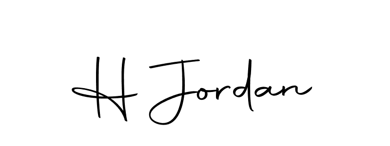 The best way (Autography-DOLnW) to make a short signature is to pick only two or three words in your name. The name H Jordan include a total of six letters. For converting this name. H Jordan signature style 10 images and pictures png