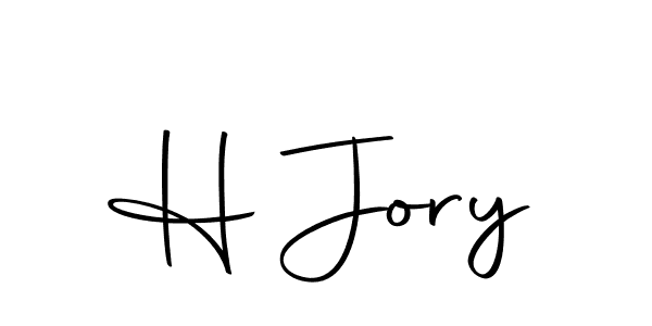 Also we have H Jory name is the best signature style. Create professional handwritten signature collection using Autography-DOLnW autograph style. H Jory signature style 10 images and pictures png