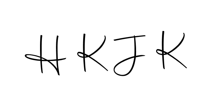 H K J K stylish signature style. Best Handwritten Sign (Autography-DOLnW) for my name. Handwritten Signature Collection Ideas for my name H K J K. H K J K signature style 10 images and pictures png