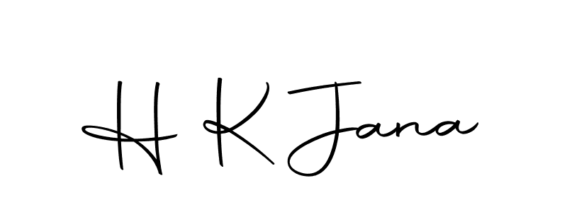 Here are the top 10 professional signature styles for the name H K Jana. These are the best autograph styles you can use for your name. H K Jana signature style 10 images and pictures png